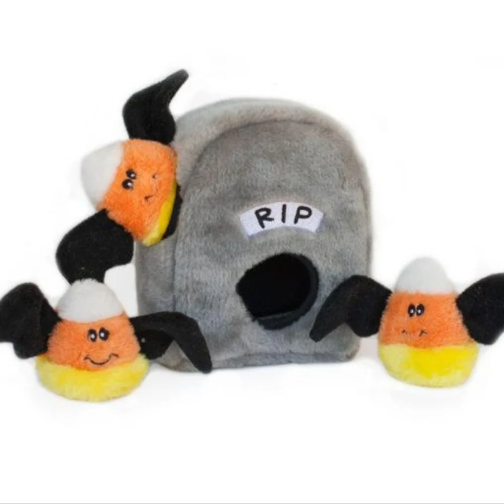ZippyPaws Holiday Burrow Interactive Squeaky Hide and Seek Plush Dog Toy NEW